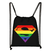 Supergay Drawstring Bag